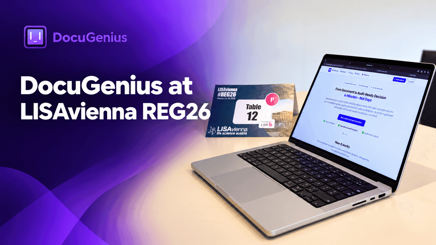 DocuGenius at LISAvienna REG26: Start With the Workflow