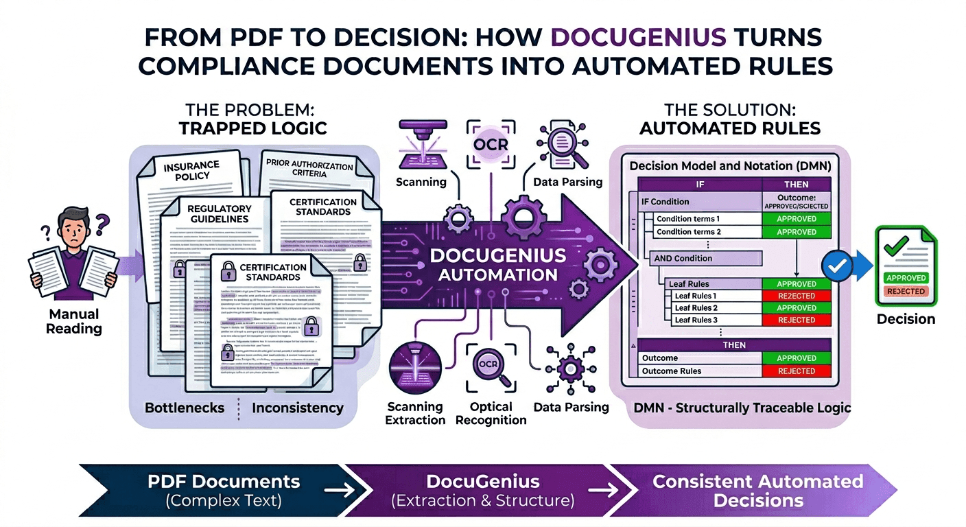 From PDF to Decision: How DocuGenius Turns Compliance Documents into Automated Rules